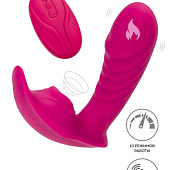 Ярко-розовый стимулятор точки G с вакуум-волновой стимуляцией Shani