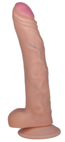 Фаллоимитатор REAL Standard с присоской - 20 см. фото в интим магазине Love Boat