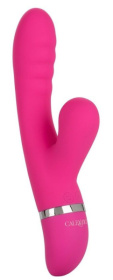 Розовый вибратор-кролик Foreplay Frenzy Pucker с функцией вакуума фото в интим магазине Love Boat