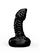 Чёрный плаг-массажёр для простаты - 11 см. фото в интим магазине Love Boat