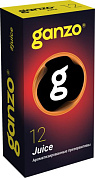 Ароматизированные презервативы Ganzo Juice - 12 шт. фото в интим магазине Love Boat