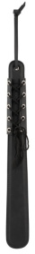 
Черный пэддл со шнуровкой - 42 см. фото в интим магазине Love Boat