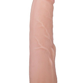 Вибратор-реалистик с шишечками у основания - 24,7 см.