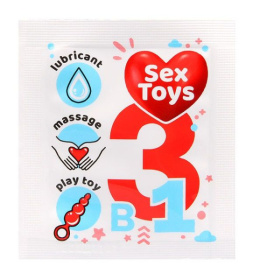 Гель-лубрикант на водной основе Sex Toys - 4 гр. фото в интим магазине Love Boat