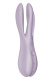 Сиреневый клиторальный вибромассажер Threesome 2