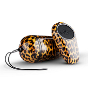 Леопардовое виброяйцо Maha с пультом ДУ фото в интим магазине Love Boat