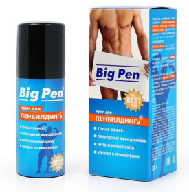 Крем Big Pen для увеличения полового члена - 20 гр. фото в интим магазине Love Boat