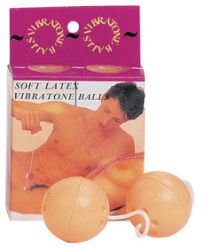Вагинальные шарики со смещенным центром тяжести SOFT LATEX VIBRATONE BALL фото в интим магазине Love Boat