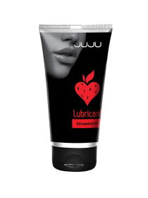 Съедобный лубрикант JUJU Strawberry с ароматом клубники - 50 мл. фото в интим магазине Love Boat