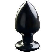 Черная большая анальная пробка MAGNUM 10 - 14,5 см. фото в интим магазине Love Boat