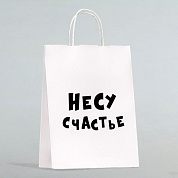 Подарочный пакет  Романтичная парочка  - 30 х 24 см. фото в интим магазине Love Boat