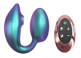 Бирюзовый вибратор для пар Wonderlover фото в интернет магазине Love Boat