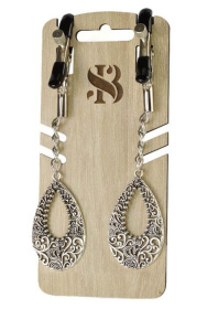 
Изысканные зажимы на соски с подвесками  Шахерезада  фото в интим магазине Love Boat