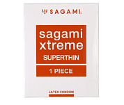 Ультратонкий презерватив Sagami Xtreme Superthin - 1 шт. фото в интим магазине Love Boat
