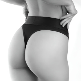 Черные трусики для ношения клиторального стимулятора Panty Lover - size L