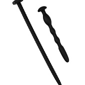 Набор из 2 черных уретральных массажеров Bolt