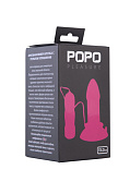 Розовая вибровтулка средних размеров POPO Pleasure - 13 см. фото в интим магазине Love Boat