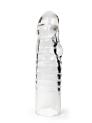 Прозрачная закрытая насадка на член - 15 см. фото в интим магазине Love Boat