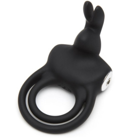 Черное эрекционное виброкольцо Happy Rabbit Cock Ring фото в интим магазине Love Boat