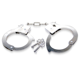 
Металлические наручники Metal Handcuffs с ключиками фото в интим магазине Love Boat