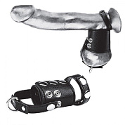 
Кольцо на член и мошонку Cock Ring With 2  Ball Stretcher And Optional Weight Ring фото в интим магазине Love Boat