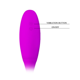 Двусторонний гибкий вибратор Snaky Vibe - 60 см.