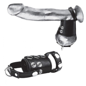 
Кольцо на член и мошонку Cock Ring With 2  Ball Stretcher And Optional Weight Ring фото в интим магазине Love Boat