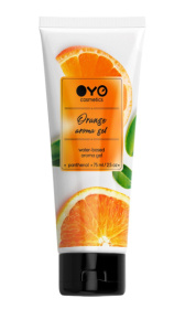 Лубрикант на водной основе OYO Aroma Gel Orange с ароматом апельсина - 75 мл. фото в интим магазине Love Boat
