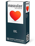 Презервативы увеличенного размера Masculan XXL - 10 шт. фото в интим магазине Love Boat