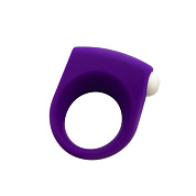 Фиолетовое эрекционное кольцо Puggle Vibrating Ring with Bullet фото в интим магазине Love Boat