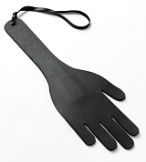 
Черный гибкий падлл  Рука  с петелькой фото в интим магазине Love Boat