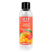 Массажное масло Sexy Sweet Juicy Mango с феромонами и ароматом манго - 75 мл. фото в интим магазине Love Boat