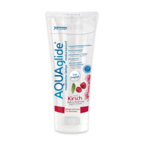 Гель-лубрикант на водной основе AQUAglide с ароматом вишни - 100 мл. фото в интим магазине Love Boat