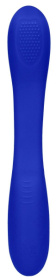 Синий двухсторонний вибратор Flex - 21,5 см. фото в интим магазине Love Boat