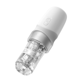 Белый автоматический мастурбатор Extra Sauce фото в интим магазине Love Boat