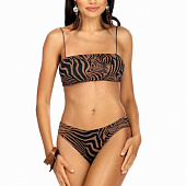 Раздельный купальник с анималистическим принтом