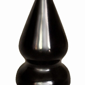 Чёрный анальный плаг MAGNUM 0 - 10 см.