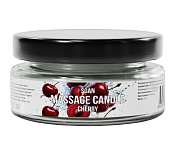 Массажная свеча «Спелая вишня» - 50 мл. фото в интим магазине Love Boat