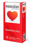 Презервативы Masculan Sensitive plus - 10 шт. фото в интим магазине Love Boat