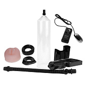 Вакуумная помпа с вибрацией - 25 см. фото в интим магазине Love Boat