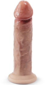 Телесный фаллоимитатор SILEXD Model 1 Premium Real Skin - 19 см. фото в интим магазине Love Boat