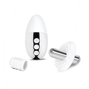 Белоснежный вибронабор Little Pleasures Collection с серебристыми элементами фото в интим магазине Love Boat