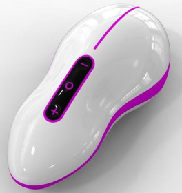 Бело-розовый вибростимулятор Mouse  фото в интим магазине Love Boat