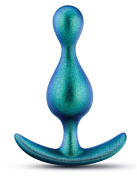 Бирюзовая анальная пробка The Photon Plug - 11,4 см. фото в интим магазине Love Boat