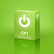 Цветные ароматизированные презервативы ON) Fruit   Color - 3 шт. фото в интим магазине Love Boat