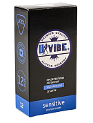 Ультратонкие презервативы Uvibe - 12 шт. фото в интим магазине Love Boat