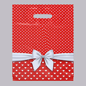 Пакет «Скарлетт» с вырубной ручкой (30х38 см) фото в интим магазине Love Boat