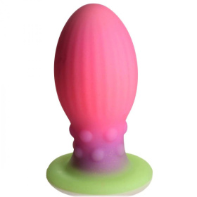 Розовая пробка-яйцо XL Xeno Egg - 17,6 см. фото в интим магазине Love Boat