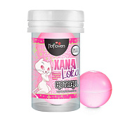 Лубрикант на силиконовой основе с эффектом вибрации Xana Loka Hot Ball (2 шарика по 3 гр.) фото в интим магазине Love Boat