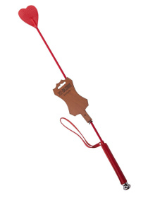 Красный стек с наконечником-сердечком - 60 см.